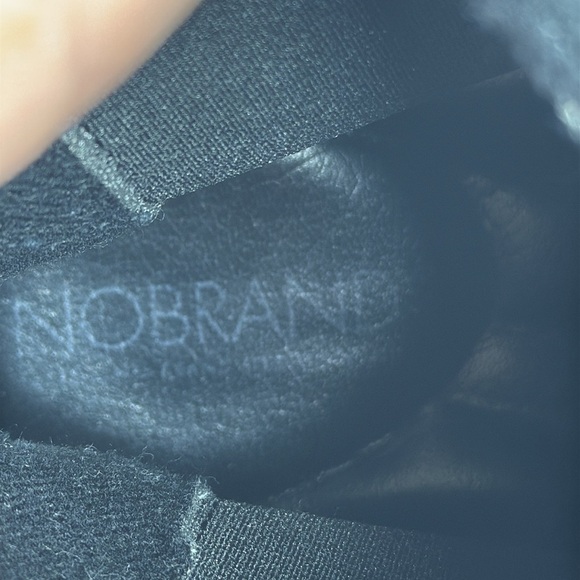 (P5) Nobrand EMERGE 3 TAUPE black leather boots, men's size 43/9 USA - Picture 11 of 16